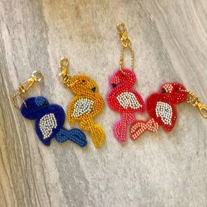 Flamingo keychain/bag charms(see description for pricing)